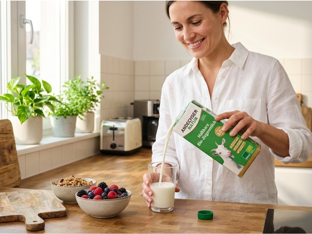 Andechser Natur BIO козе мляко приготвяне
