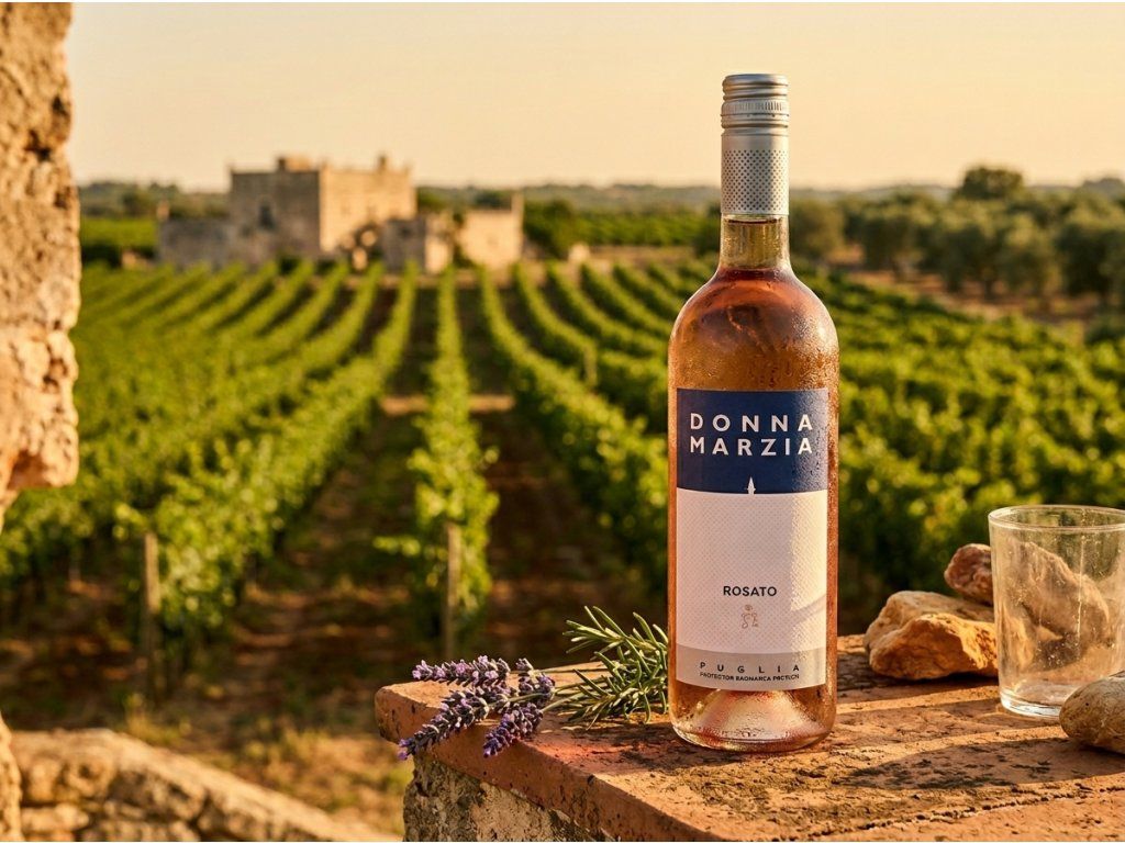 Donna Marzia Rosé - přírodní zátiší Puglia