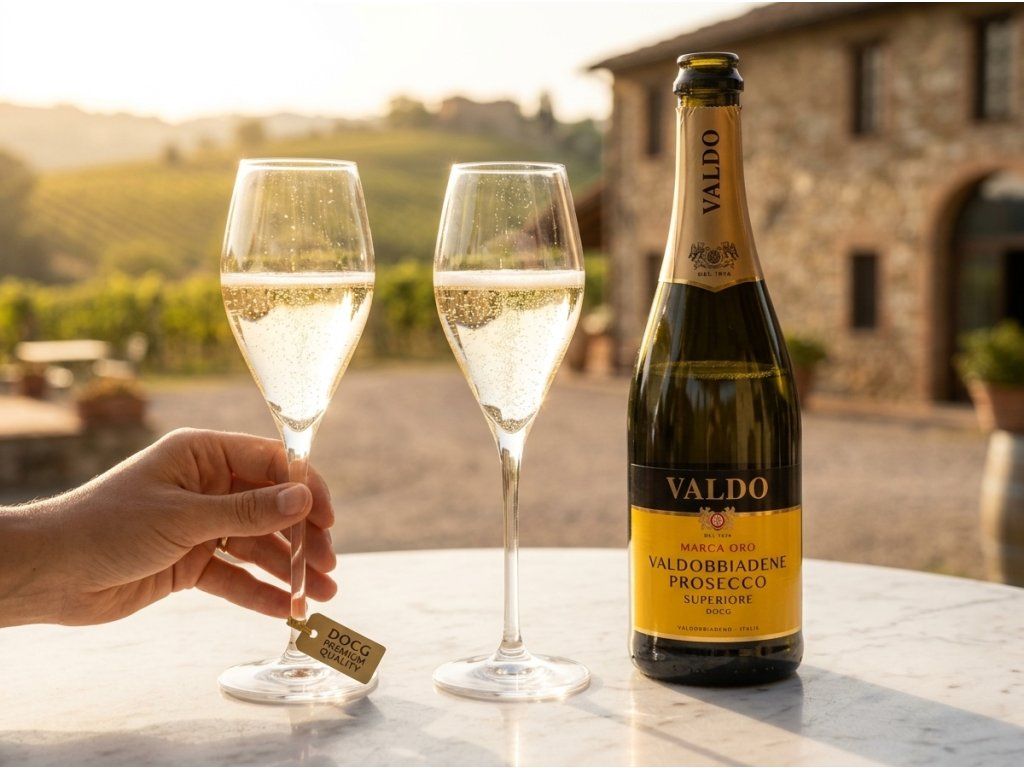 Srovnání Valdo DOCG prosecca s běžným proseccem