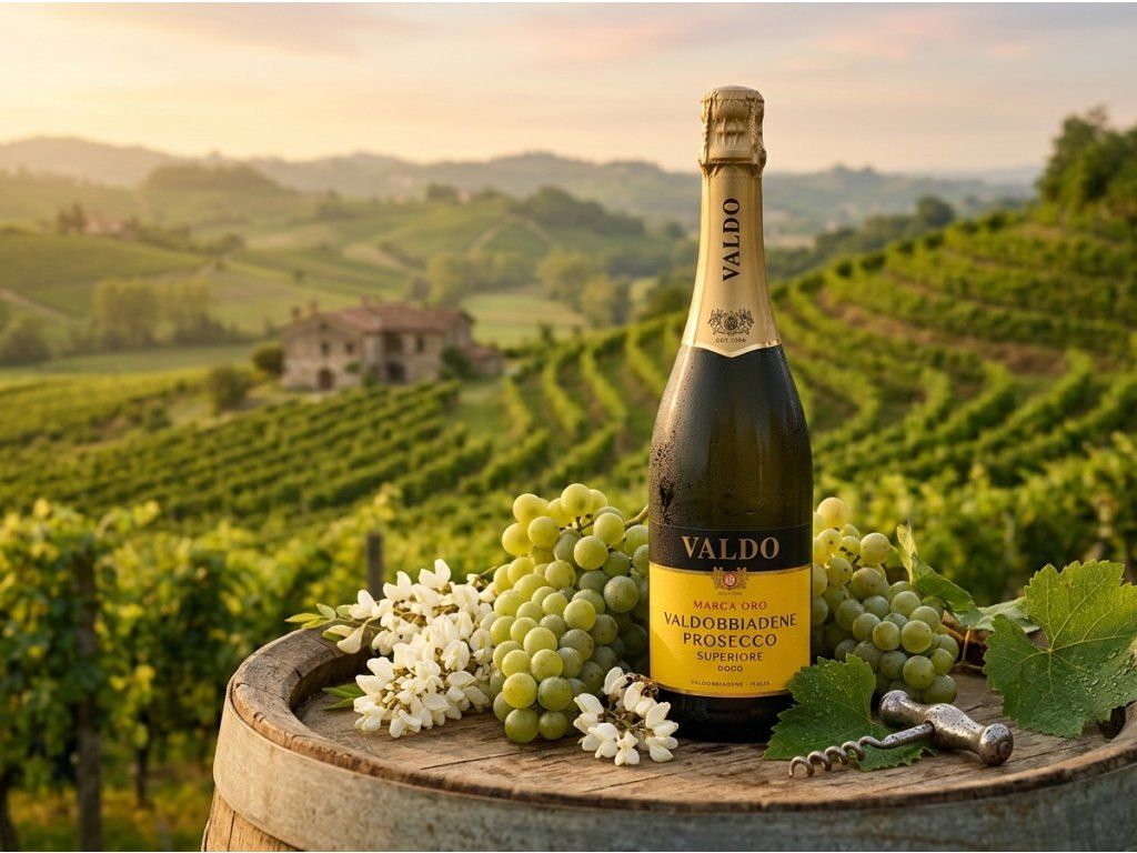 Valdo Marca Oro ve vinicích Valdobbiadene
