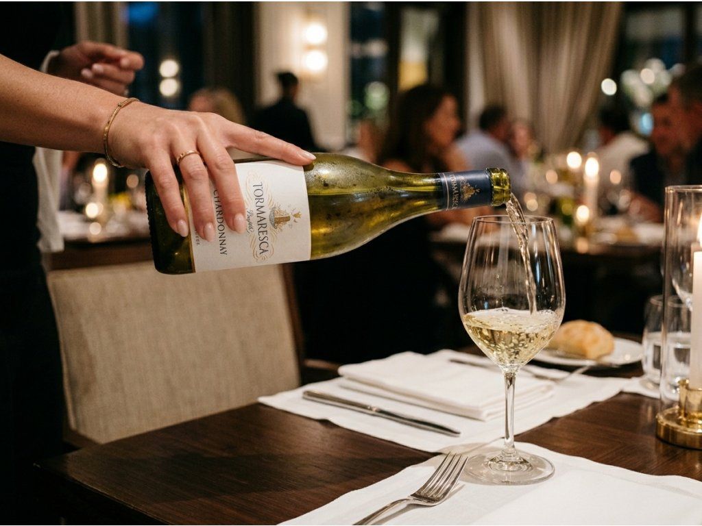 Antinori Tormaresca Chardonnay IGT – podávání u stolu