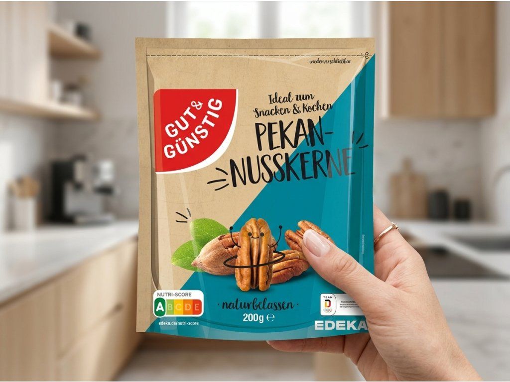G&G pekanové ořechy 200 g v ruce