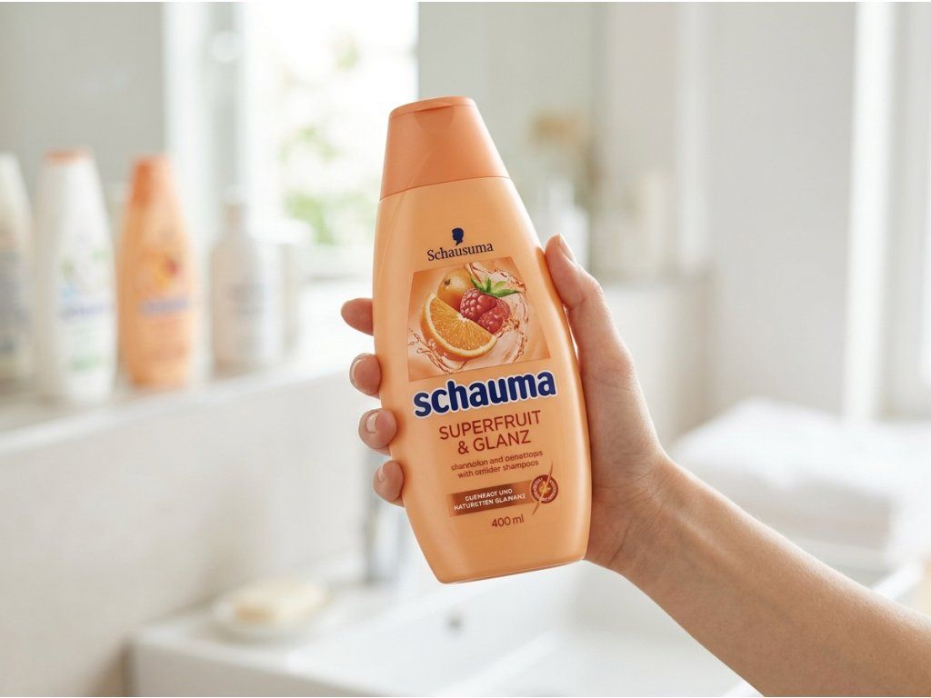 Schauma Superfruit & Glanz zadní etiketa