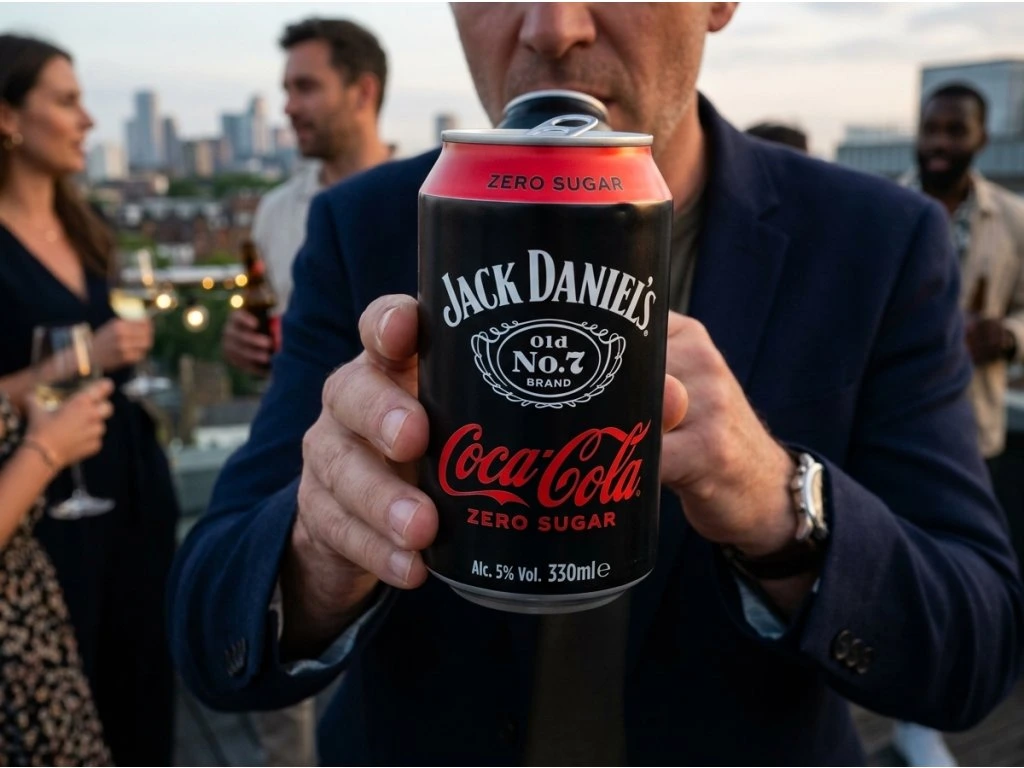 Jack Daniel's & Coca-Cola Zero použití