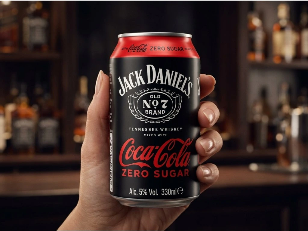Jack Daniel's & Coca-Cola Zero v ruce