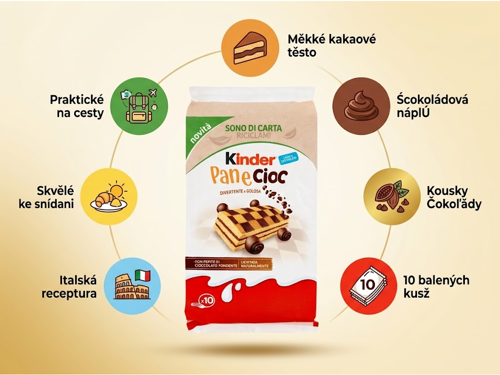 Kinder Pan e Cioc - hlavn? benefity