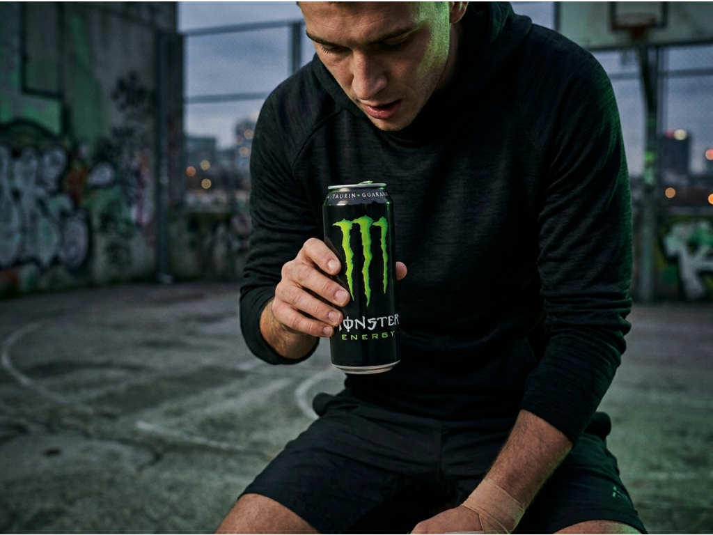 Monster Energy Original 500 ml - aktivní použití