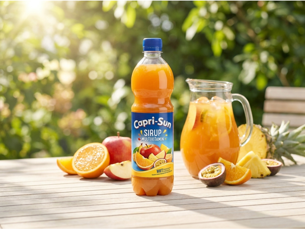 Capri-Sun multivitaminový sirup s vitamíny 600 ml - letní servírování
