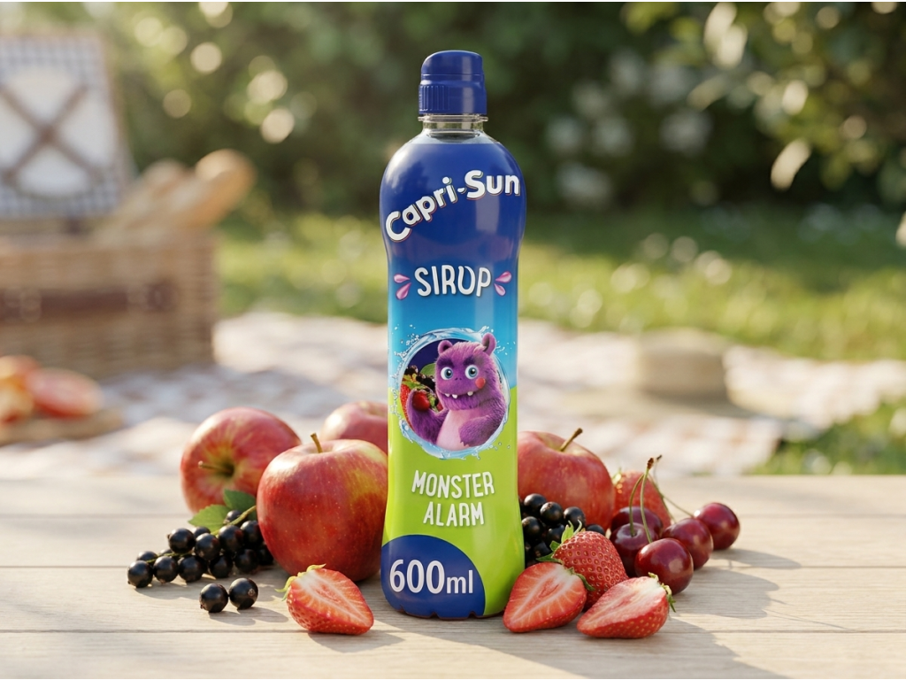 Capri-Sun ovocný sirup Monster Alarm 600 ml - letní servírování