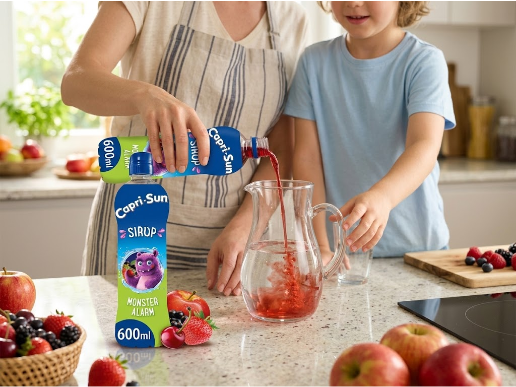Capri-Sun ovocný sirup Monster Alarm 600 ml - použití v kuchyni