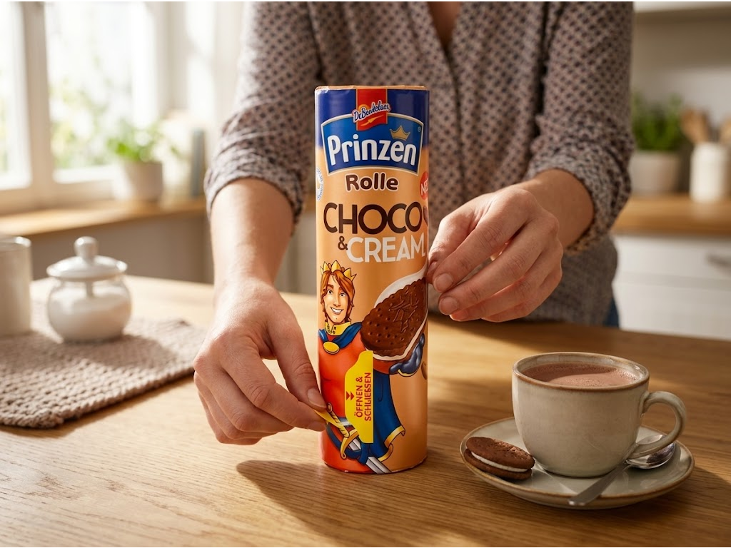 Prinzen Rolle kakaové sušenky s vanilkovo-krémovou náplní 352 g - použití