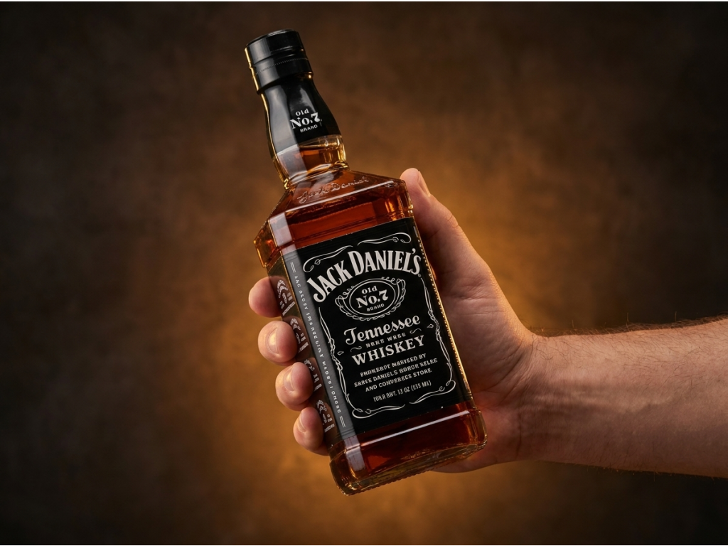 Jack Daniel's Tennessee whiskey 1 l - detail lahve