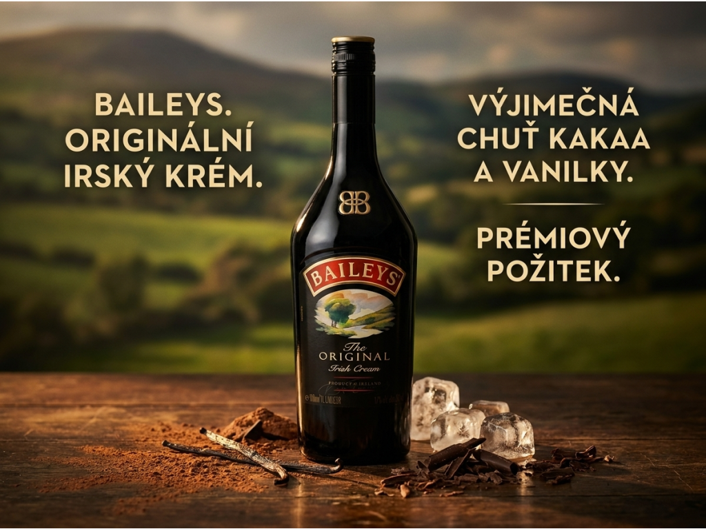 Baileys Original Irish Cream 17 % 1 l - inspirace k servírování
