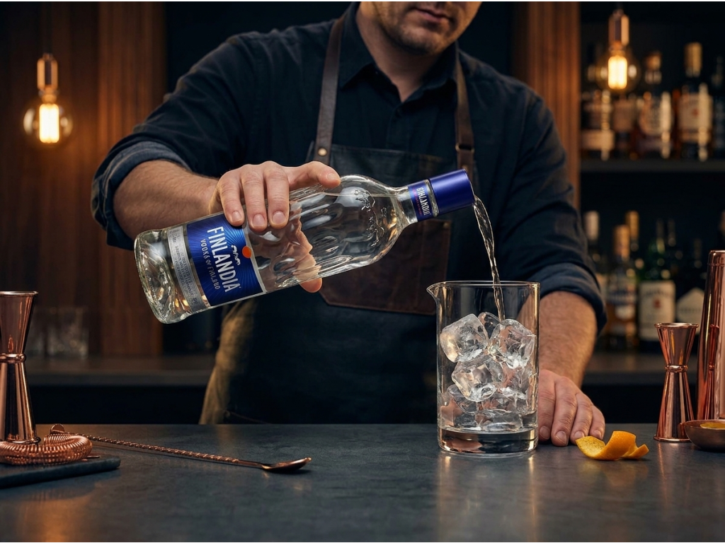 Finlandia vodka 1 l - servírování