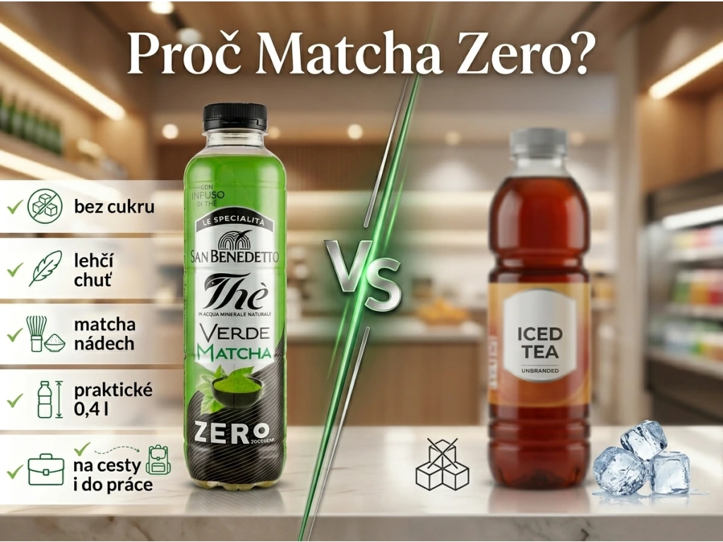 San Benedetto ledový čaj Matcha Zero 400 ml - srovnání