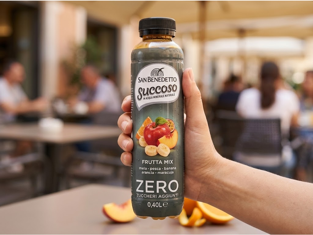 San Benedetto ovocný nápoj Succoso Fruit Mix Zero 0,4 l - lahev do ruky