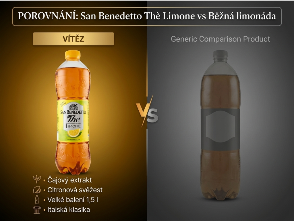 San Benedetto ledový čaj citron Zero 1,5 l - srovnání