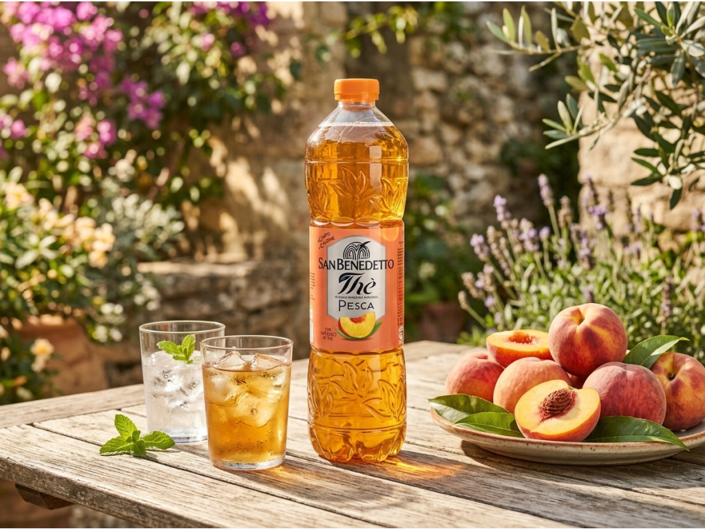 San Benedetto ledový čaj s broskví 1,5 l - letní osvěžení