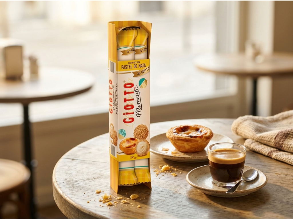 Giotto Momenti Pastel de Nata plněné kuličky 4x9 ks, 154 g - u kávy