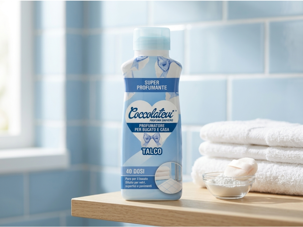 Coccolatevi Talco 250 ml - použití v domácnosti