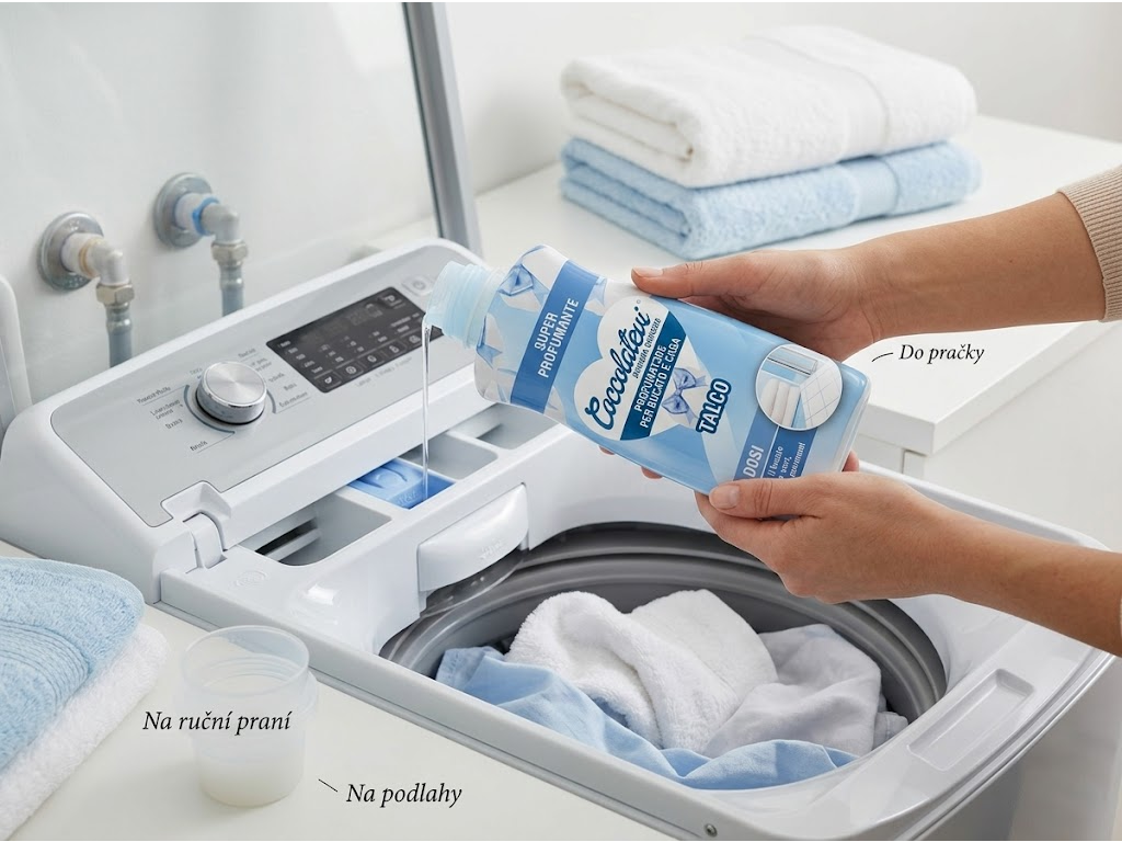 Coccolatevi Talco 250 ml - dávkování