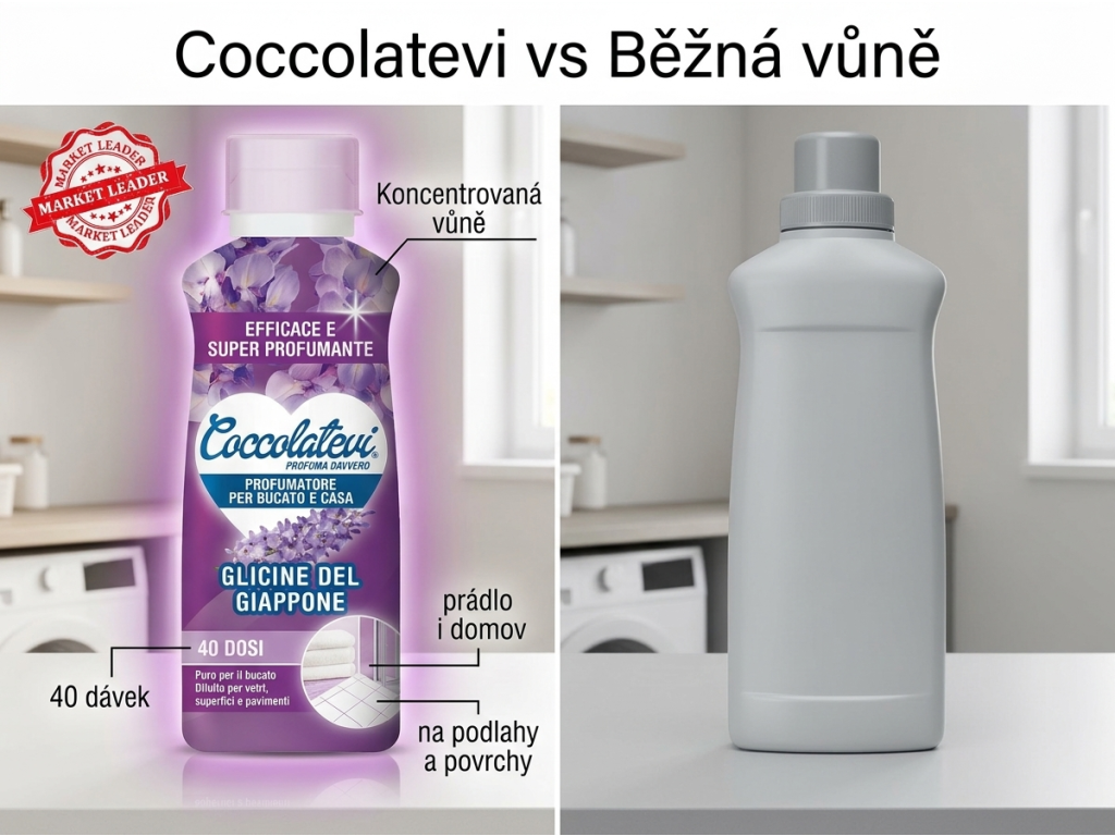 Coccolatevi parfém na prádlo a podlahy Glicine del Giappone 250 ml - srovnání