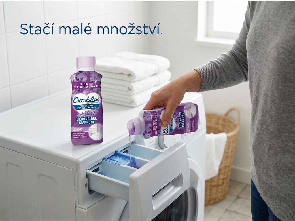 Coccolatevi parfém na prádlo a podlahy Glicine del Giappone 250 ml - použití
