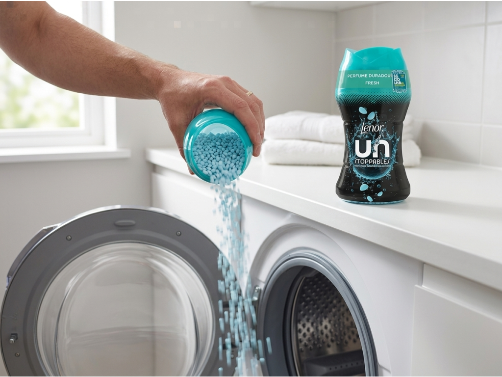 Lenor Unstoppables Fresh 150 g - použití v pračce