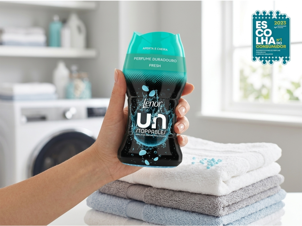 Lenor Unstoppables Fresh 150 g - balení v ruce
