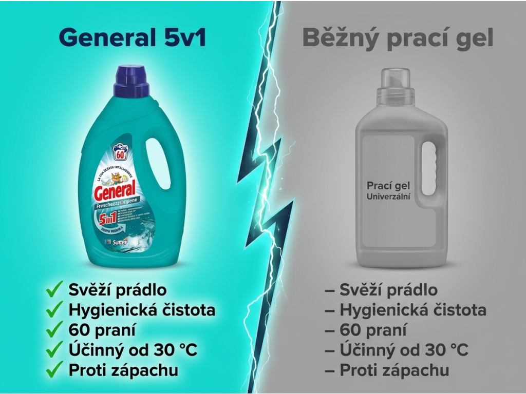 General Freschezza+Igiene - srovnání