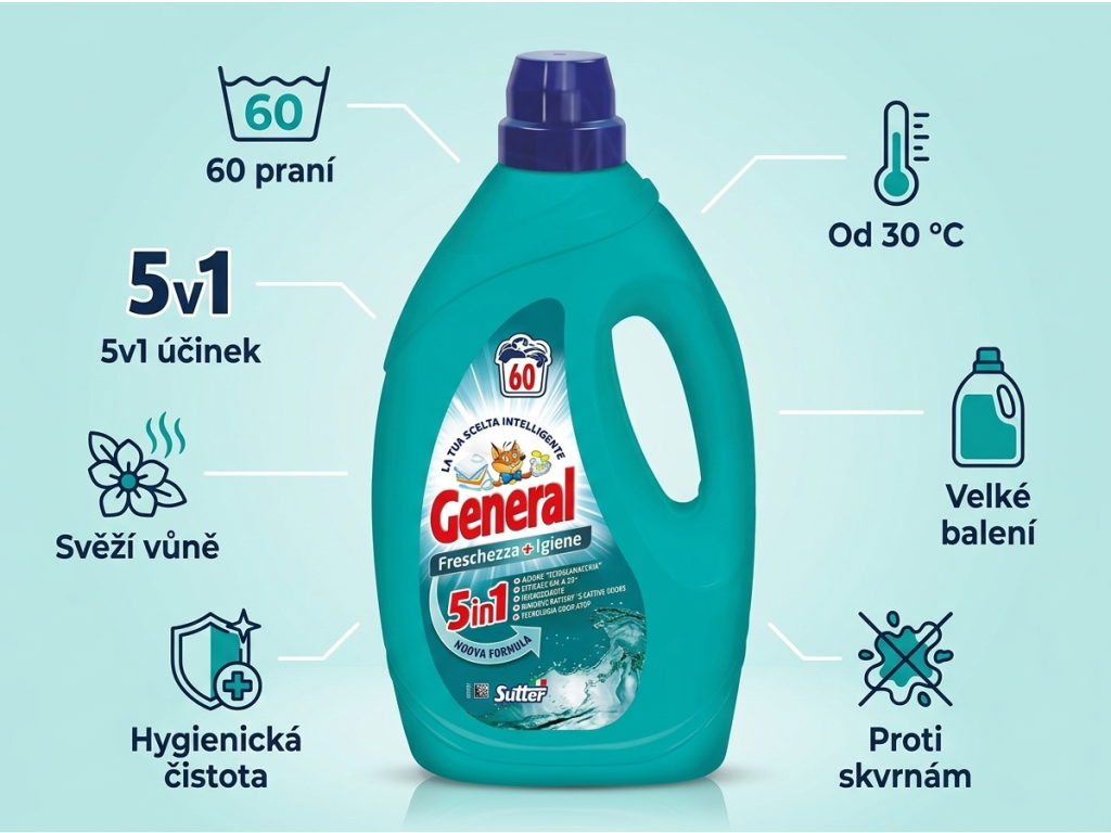 General Freschezza+Igiene - hlavní výhody