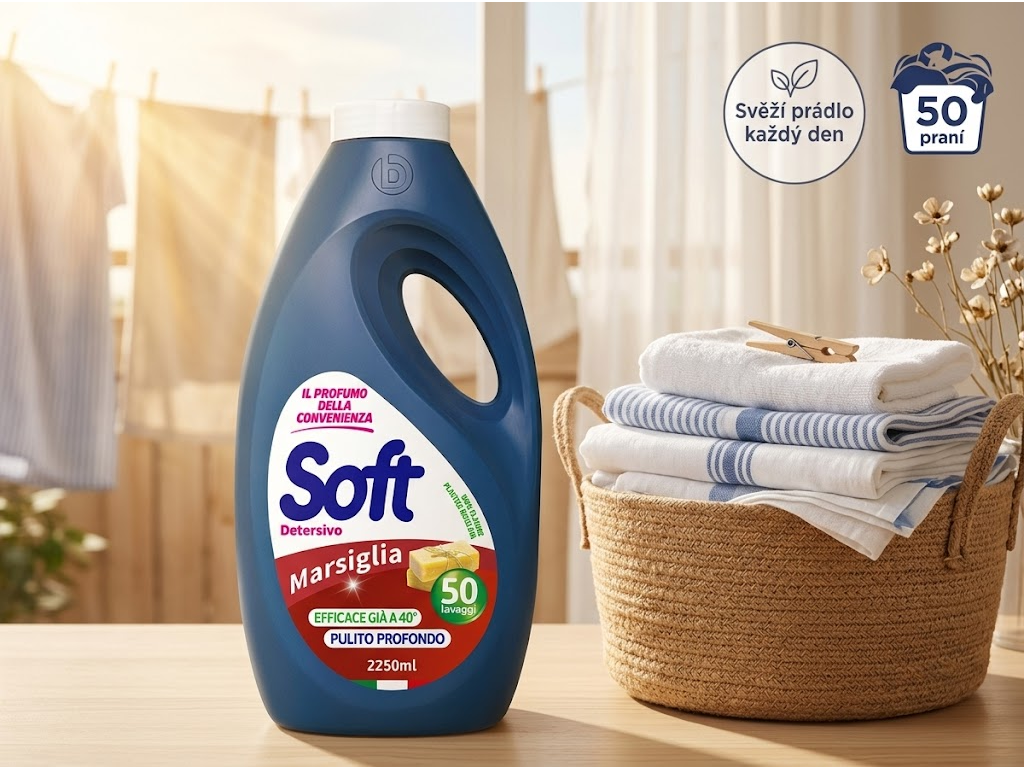 Soft Marsiglia prací gel - svěží prádlo