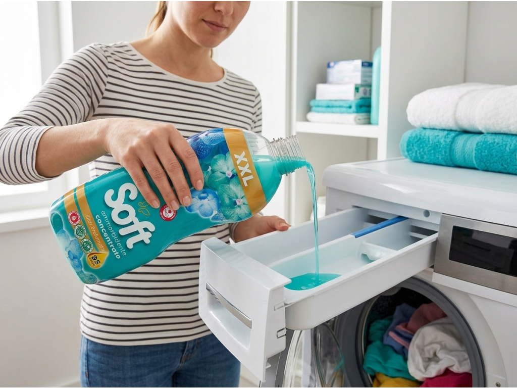 Soft Elisir Profumato koncentrovaná aviváž 95 dávek 2 l - použití při praní