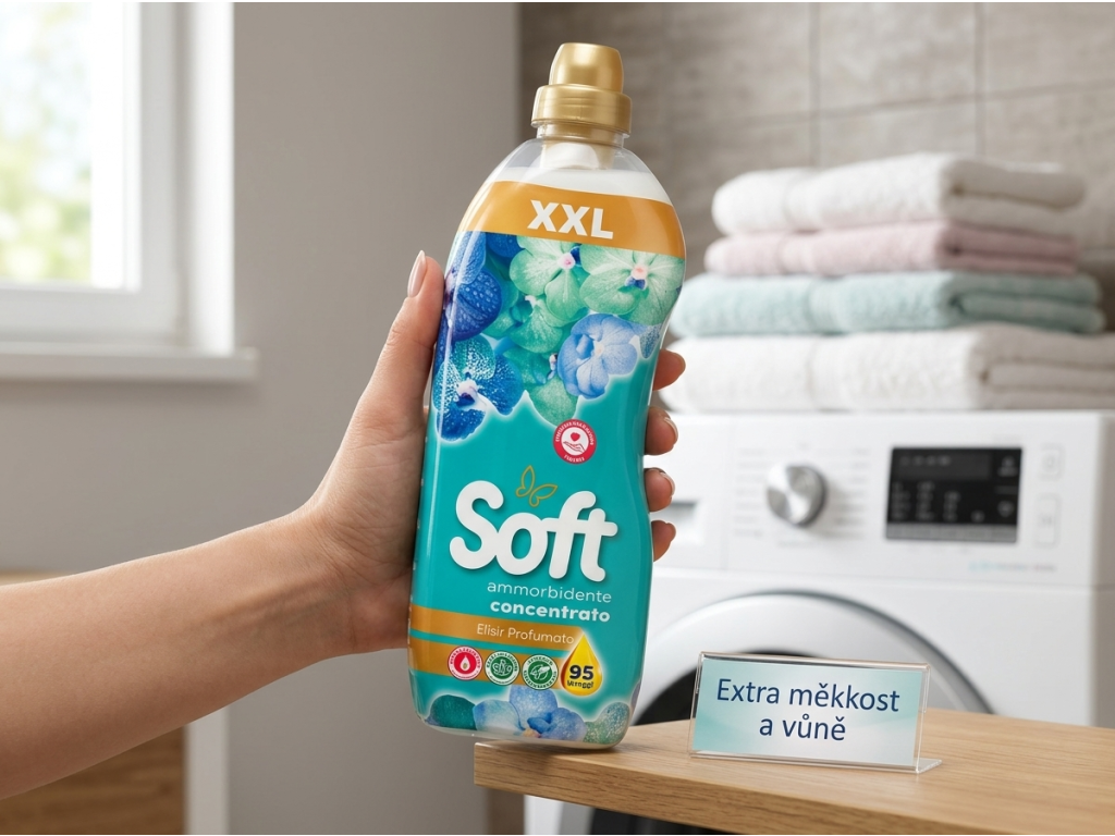 Soft Elisir Profumato koncentrovaná aviváž 95 dávek 2 l - balení do ruky