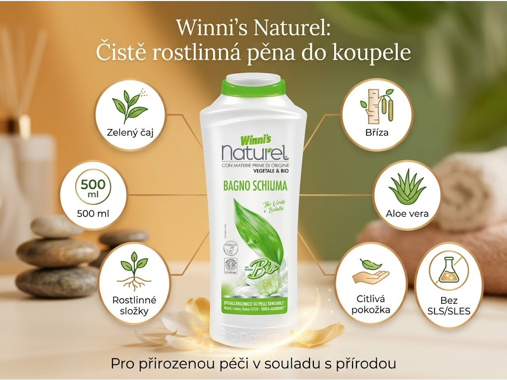 Winni´s Naturel Bio sprchový gel - benefity