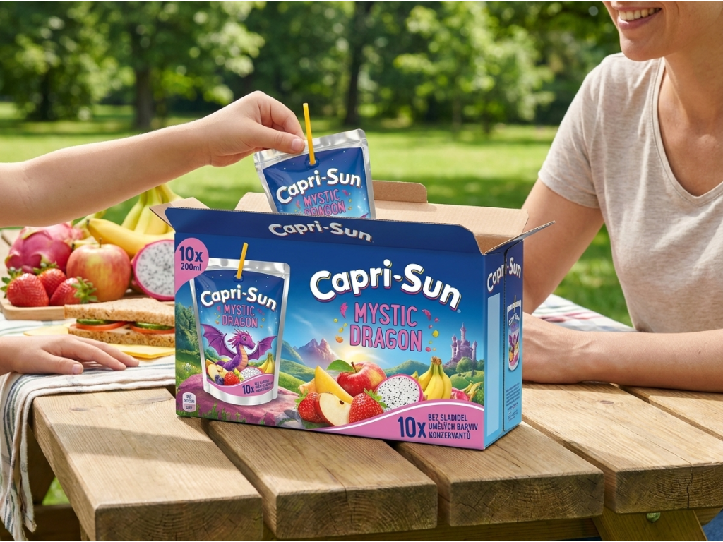 Capri-Sun Mystic Dragon 10 x 200 ml - použití na pikniku