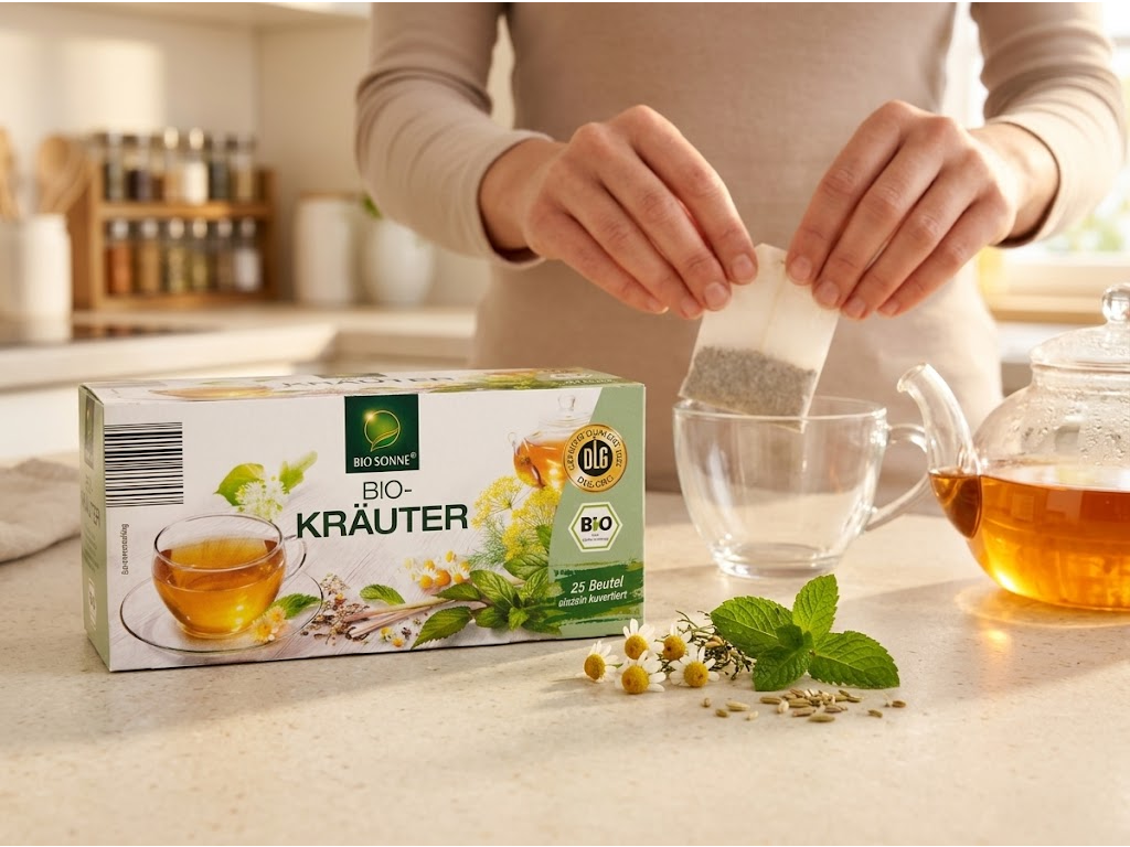 Bio Sonne BIO bylinný čaj 25 ks, 50 g - příprava čaje