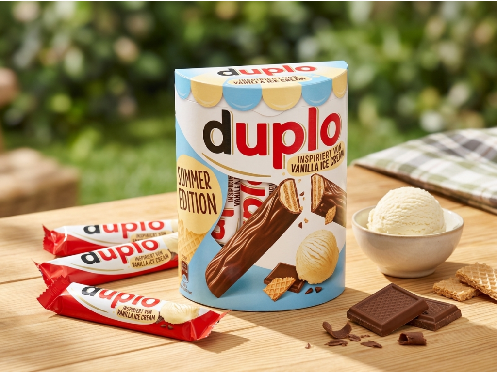 Duplo tyčinky Vanilla Ice Cream 10 ks, 182 g - letní servírování