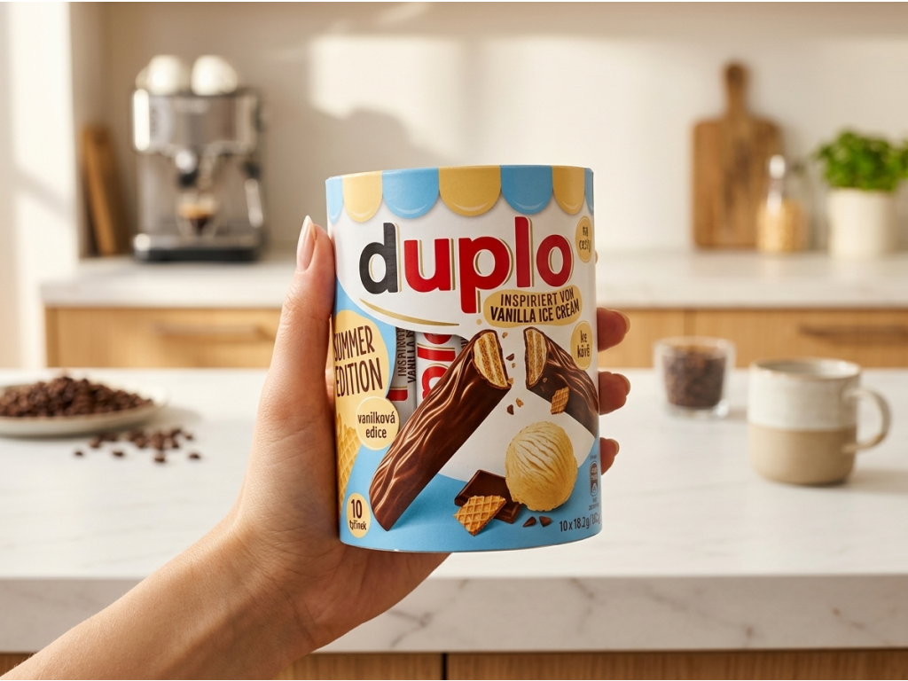 Duplo Vanilla Ice Cream - balení v ruce