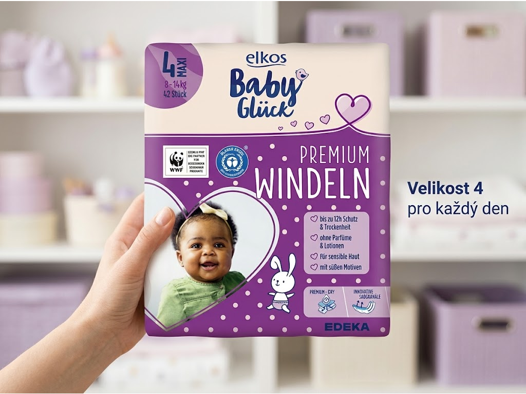 Elkos Baby Glück - balení v ruce
