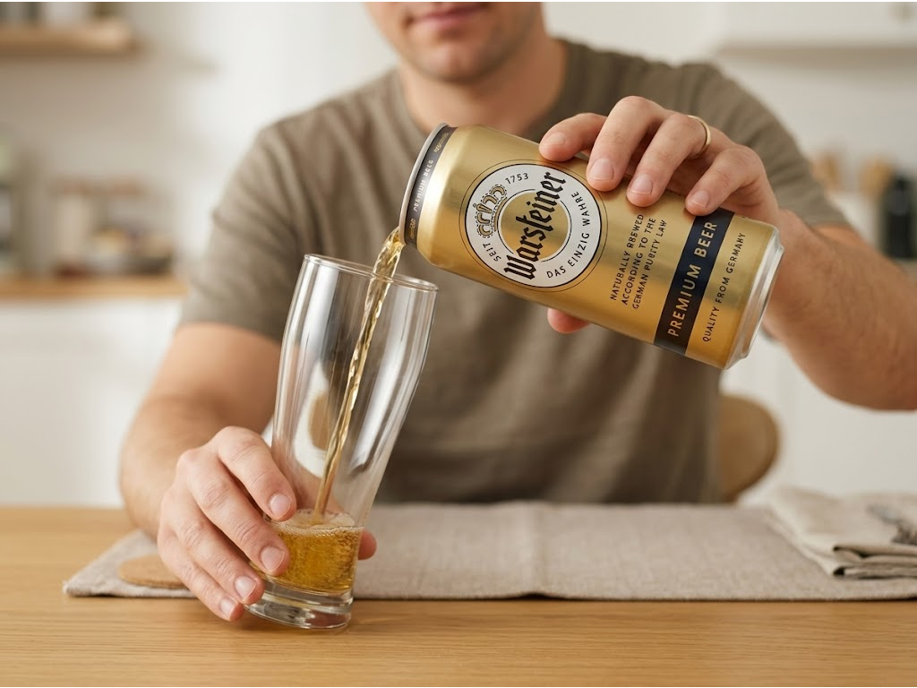 Warsteiner Premium Beer - použití