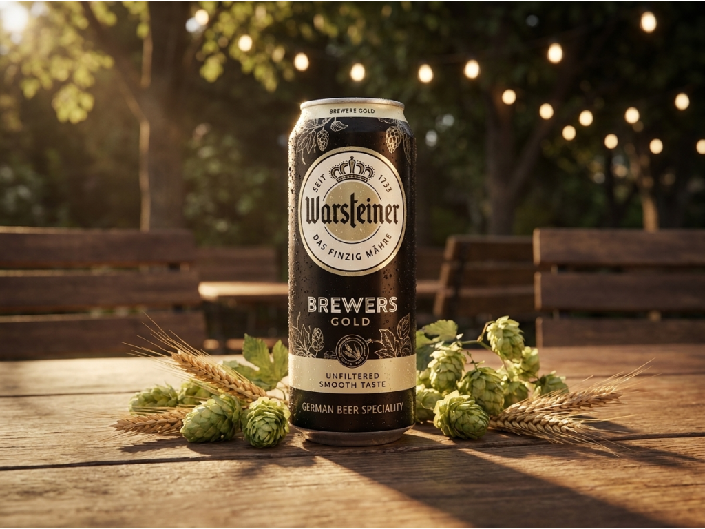 Warsteiner Brewers Gold - servírování