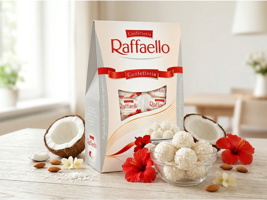 Raffaello 230 g s kokosem a mandlemi