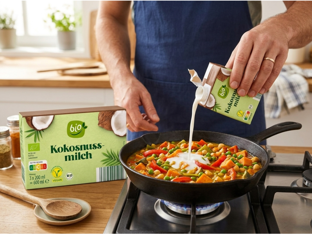 Pouziti bio kokosoveho mleka pri vareni