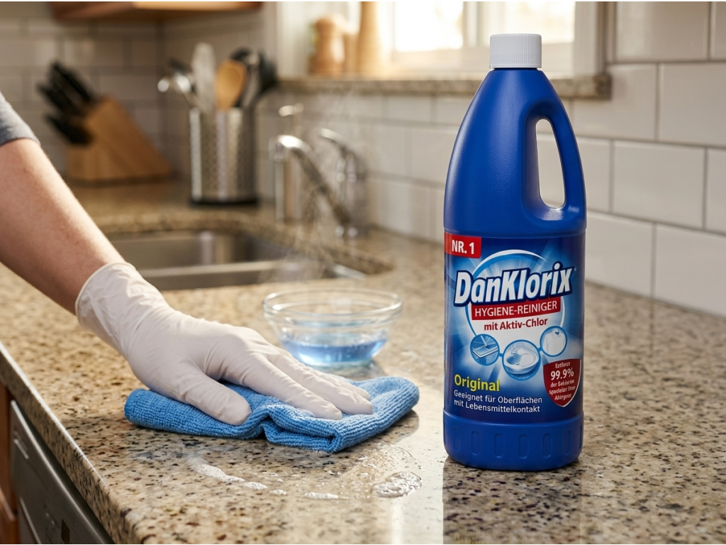 Dan Klorix Original hygienický čistič s aktivním chlorem - úklid