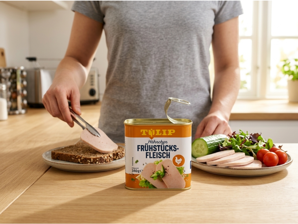 Tulip snídaňové kuřecí maso lunchmeat 340 g - příprava jídla