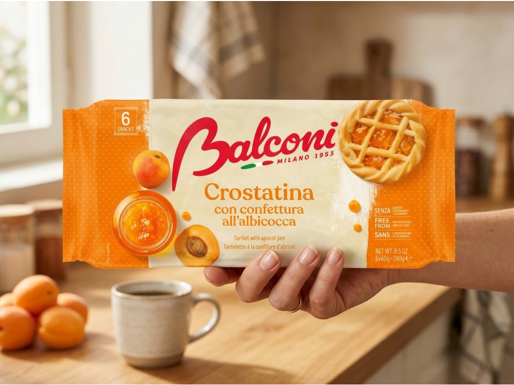 Balconi meruňkové tartaletky v ruce