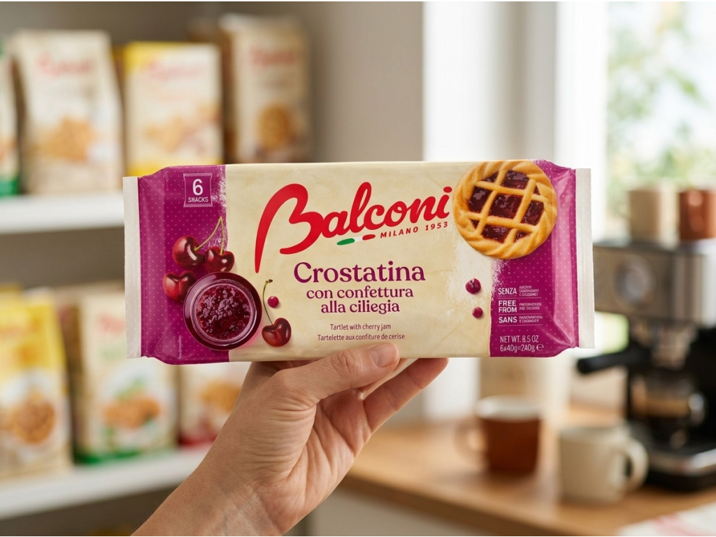 Balconi třešňové tartaletky 6 ks, 240 g - v ruce