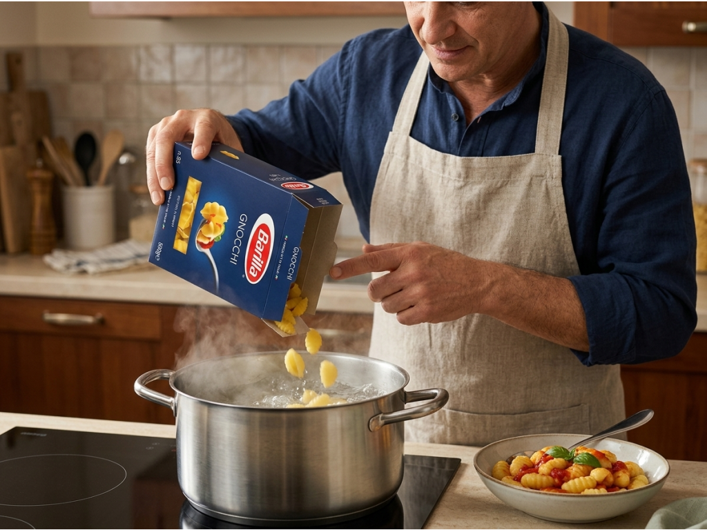 Barilla Gnocchi těstoviny 500 g - příprava