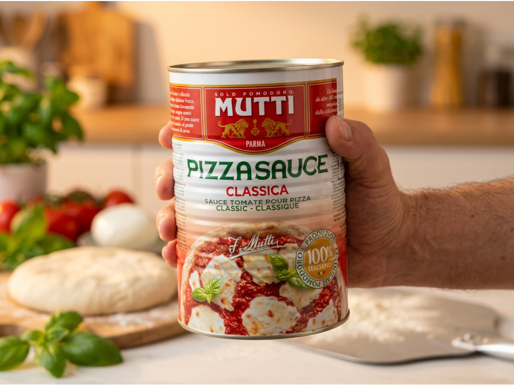 Mutti Classica 4,1 kg držená v ruce